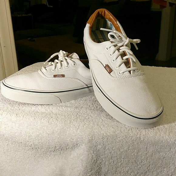 vans shoes men white